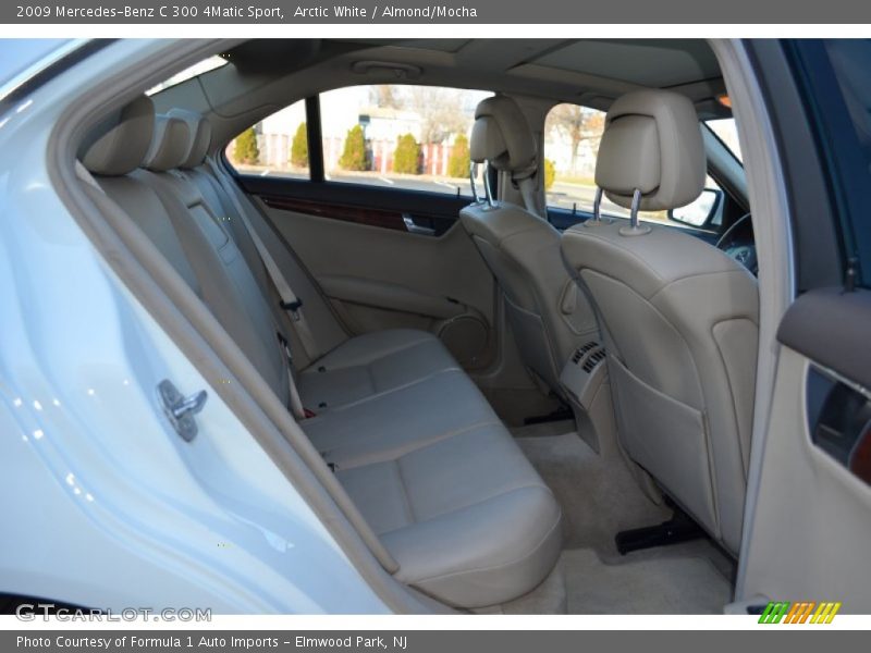 Arctic White / Almond/Mocha 2009 Mercedes-Benz C 300 4Matic Sport