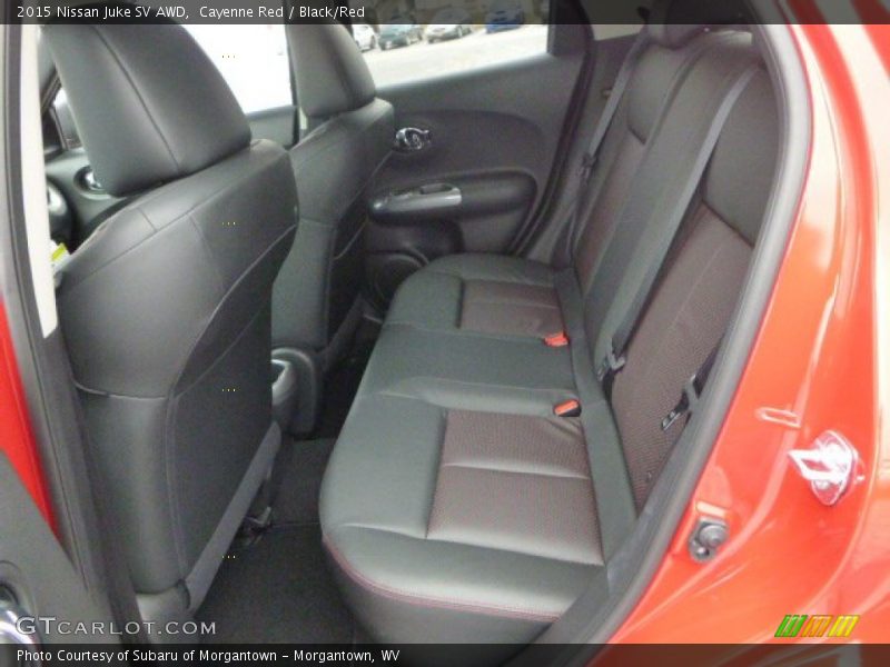 Cayenne Red / Black/Red 2015 Nissan Juke SV AWD