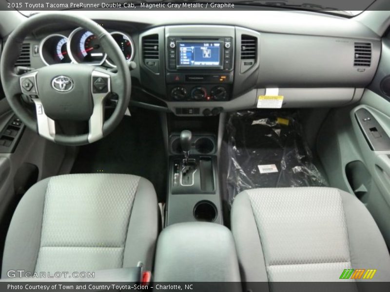 Magnetic Gray Metallic / Graphite 2015 Toyota Tacoma PreRunner Double Cab