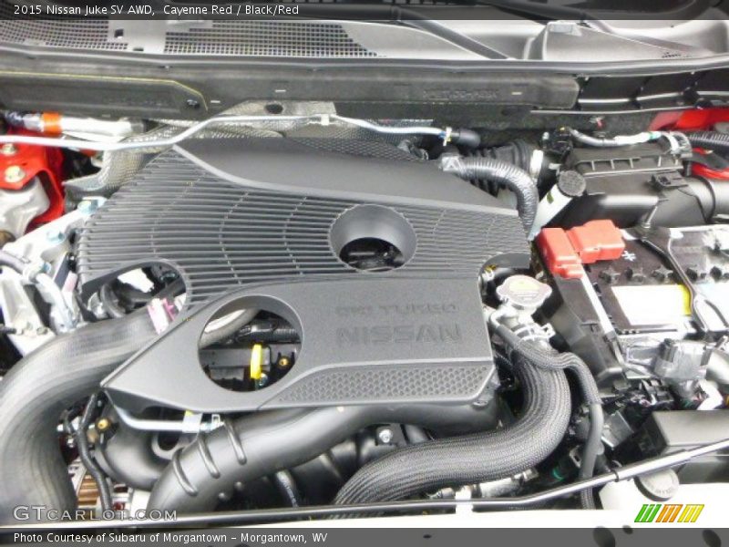  2015 Juke SV AWD Engine - 1.6 Liter DIG Turbocharged DOHC 16-Valve CVTCS 4 Cylinder