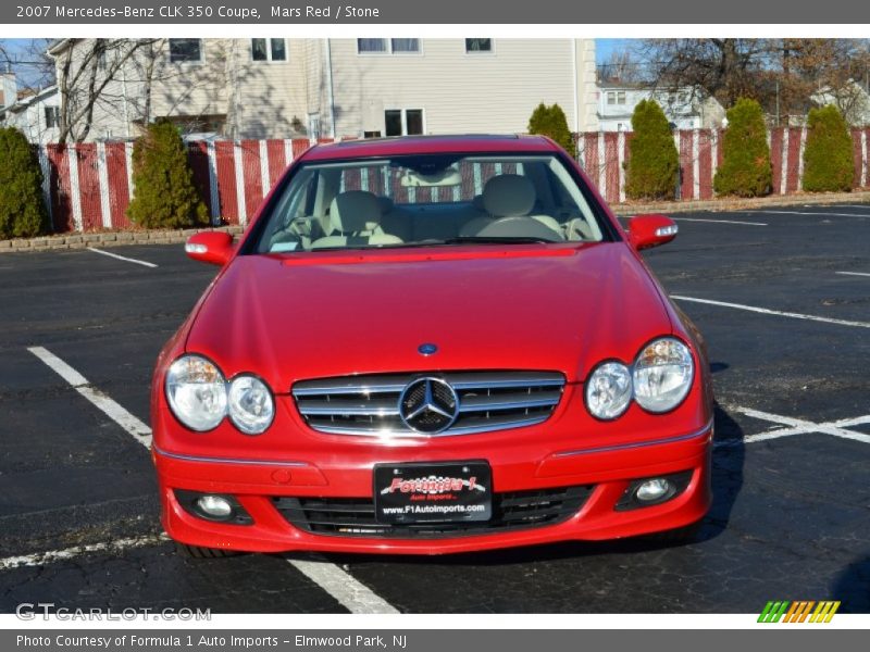 Mars Red / Stone 2007 Mercedes-Benz CLK 350 Coupe