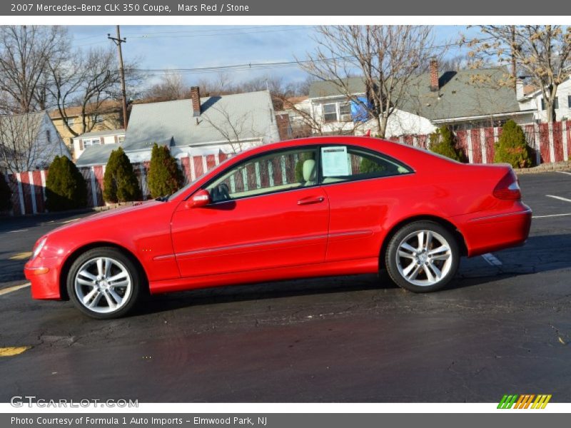  2007 CLK 350 Coupe Mars Red