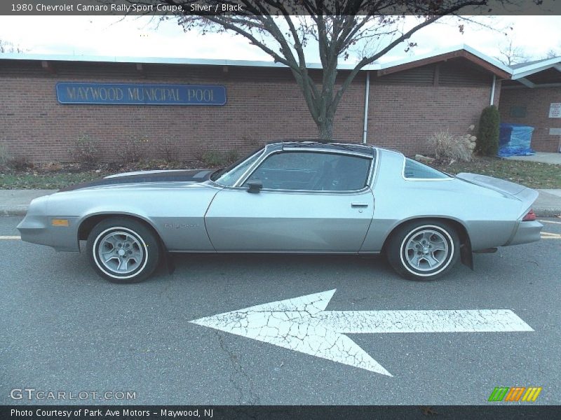 Silver / Black 1980 Chevrolet Camaro Rally Sport Coupe