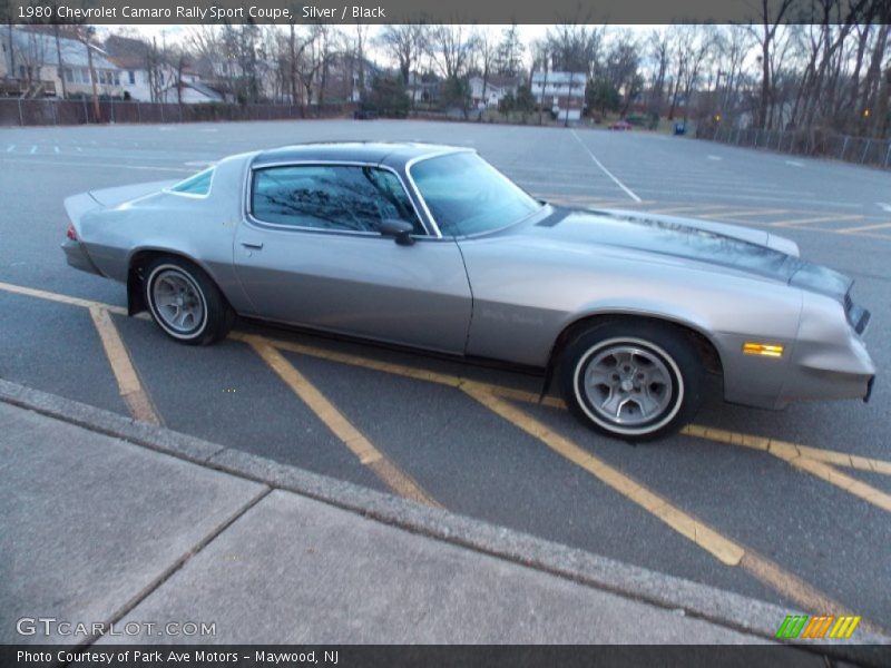 Silver / Black 1980 Chevrolet Camaro Rally Sport Coupe