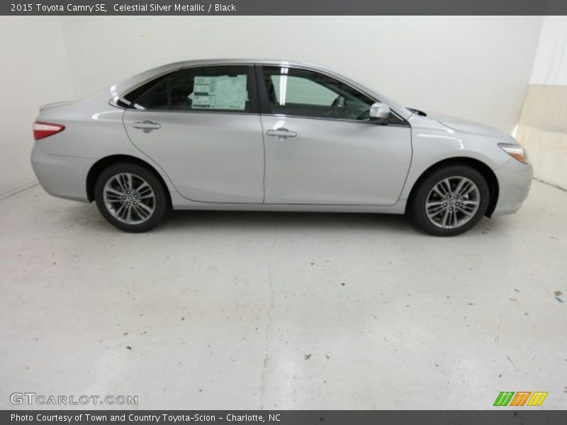 Celestial Silver Metallic / Black 2015 Toyota Camry SE