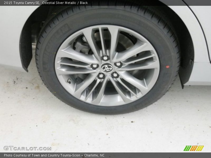Celestial Silver Metallic / Black 2015 Toyota Camry SE