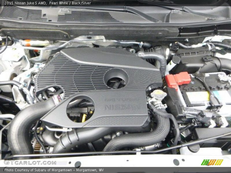 Pearl White / Black/Silver 2015 Nissan Juke S AWD