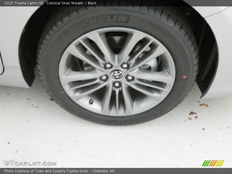 Celestial Silver Metallic / Black 2015 Toyota Camry SE