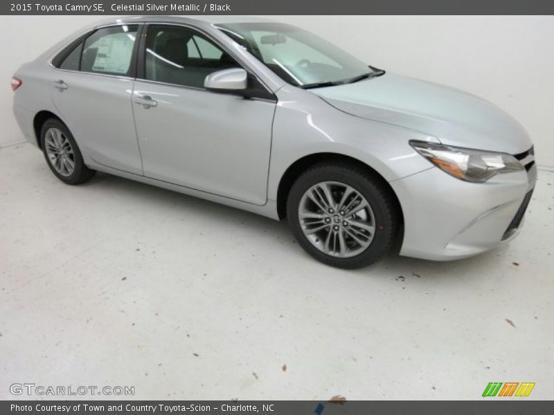 Celestial Silver Metallic / Black 2015 Toyota Camry SE