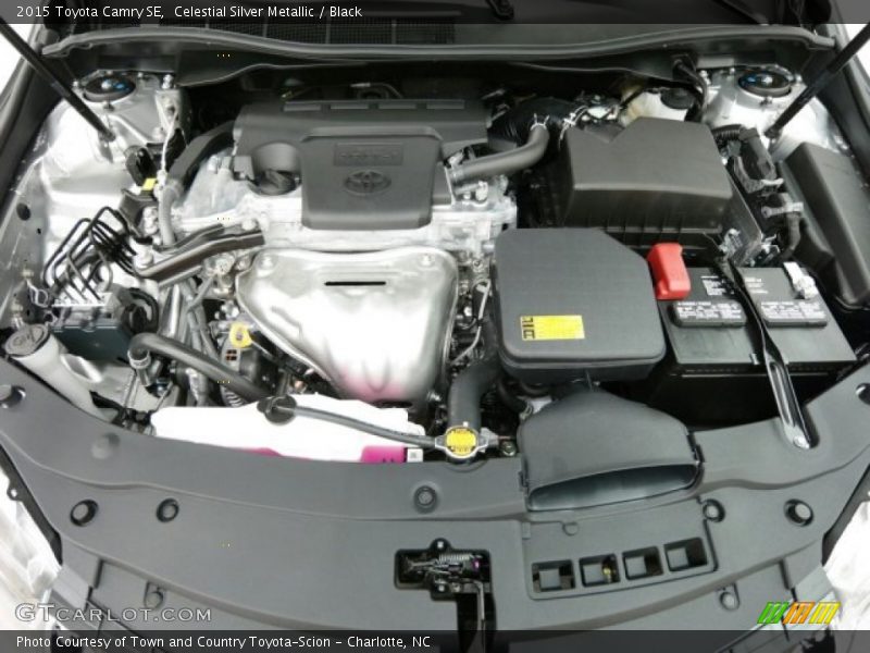 Celestial Silver Metallic / Black 2015 Toyota Camry SE