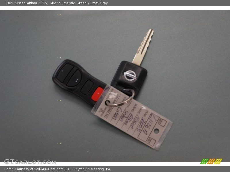 Mystic Emerald Green / Frost Gray 2005 Nissan Altima 2.5 S