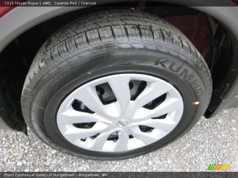 Cayenne Red / Charcoal 2015 Nissan Rogue S AWD