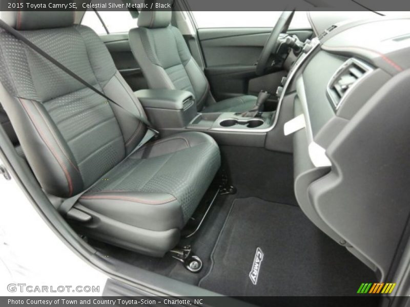 Celestial Silver Metallic / Black 2015 Toyota Camry SE
