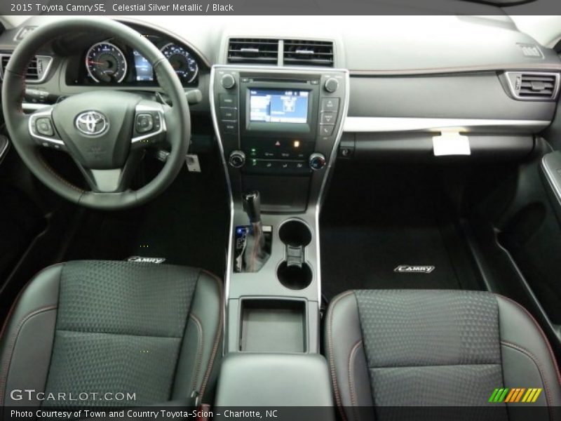 Celestial Silver Metallic / Black 2015 Toyota Camry SE