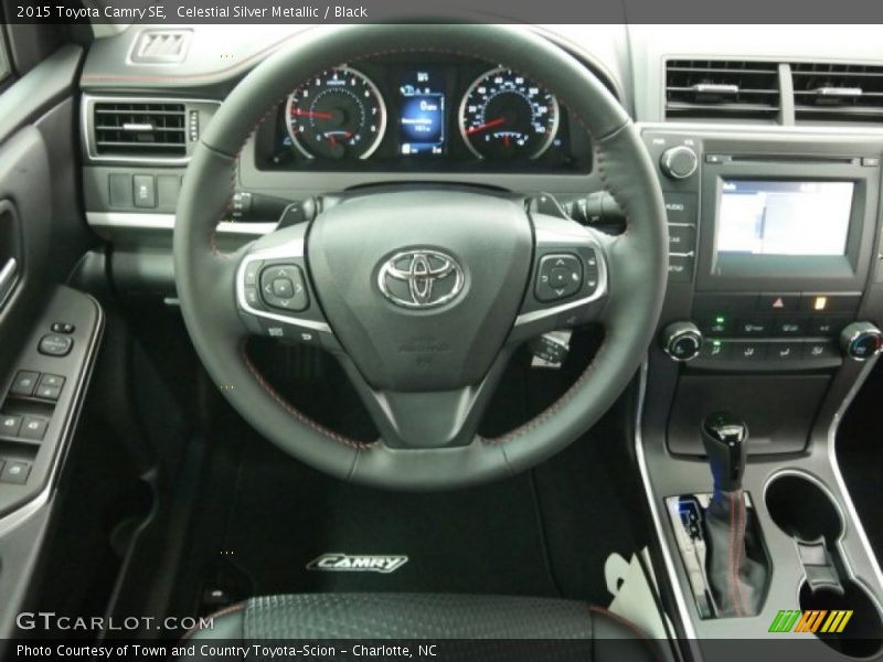 Celestial Silver Metallic / Black 2015 Toyota Camry SE