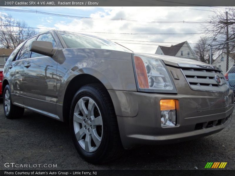 Radiant Bronze / Ebony 2007 Cadillac SRX 4 V6 AWD