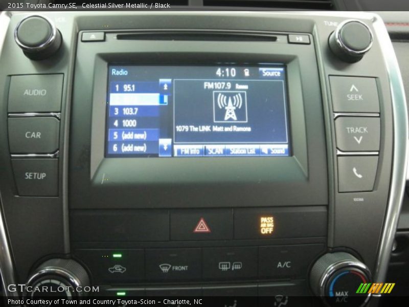 Celestial Silver Metallic / Black 2015 Toyota Camry SE