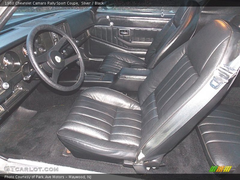  1980 Camaro Rally Sport Coupe Black Interior