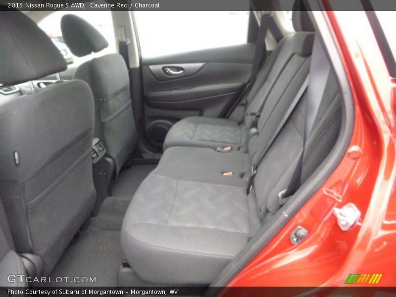 Cayenne Red / Charcoal 2015 Nissan Rogue S AWD