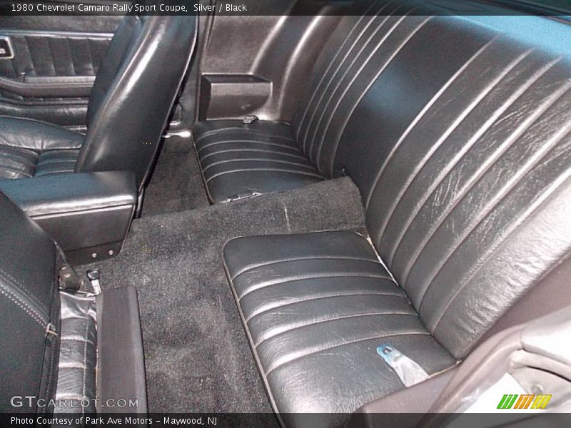 Rear Seat of 1980 Camaro Rally Sport Coupe
