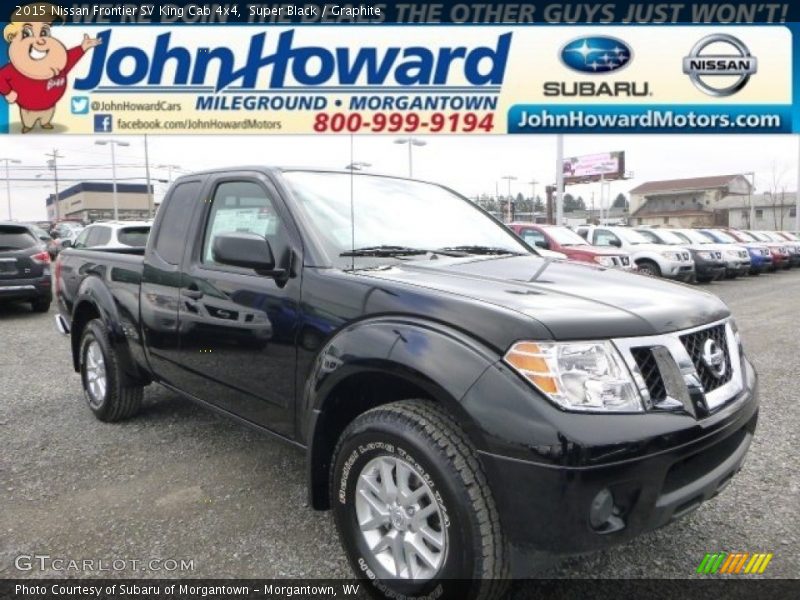 Super Black / Graphite 2015 Nissan Frontier SV King Cab 4x4