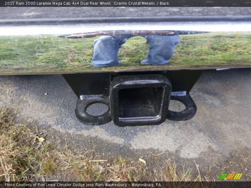 Granite Crystal Metallic / Black 2015 Ram 3500 Laramie Mega Cab 4x4 Dual Rear Wheel