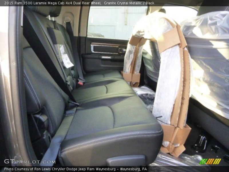 Granite Crystal Metallic / Black 2015 Ram 3500 Laramie Mega Cab 4x4 Dual Rear Wheel