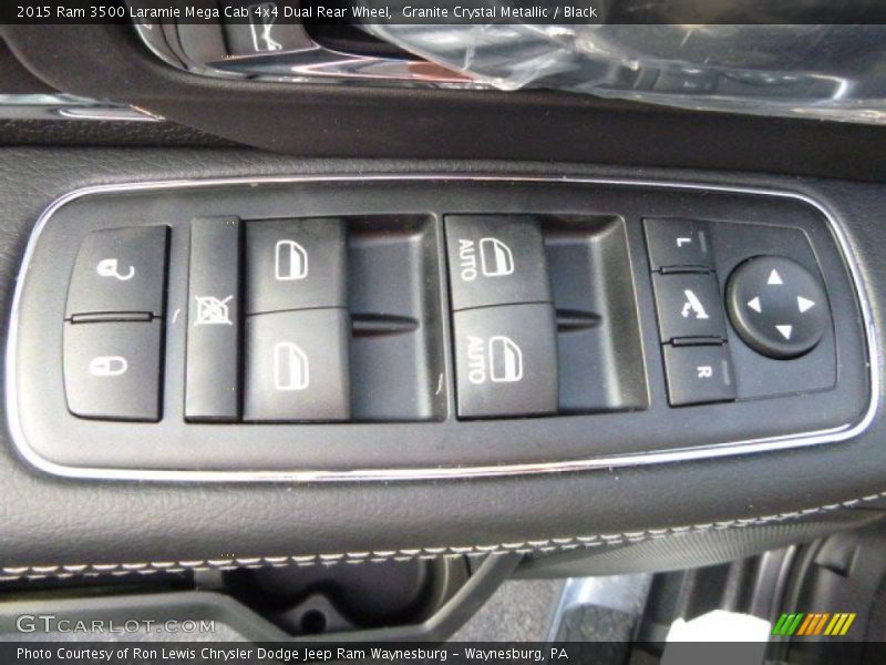 Controls of 2015 3500 Laramie Mega Cab 4x4 Dual Rear Wheel