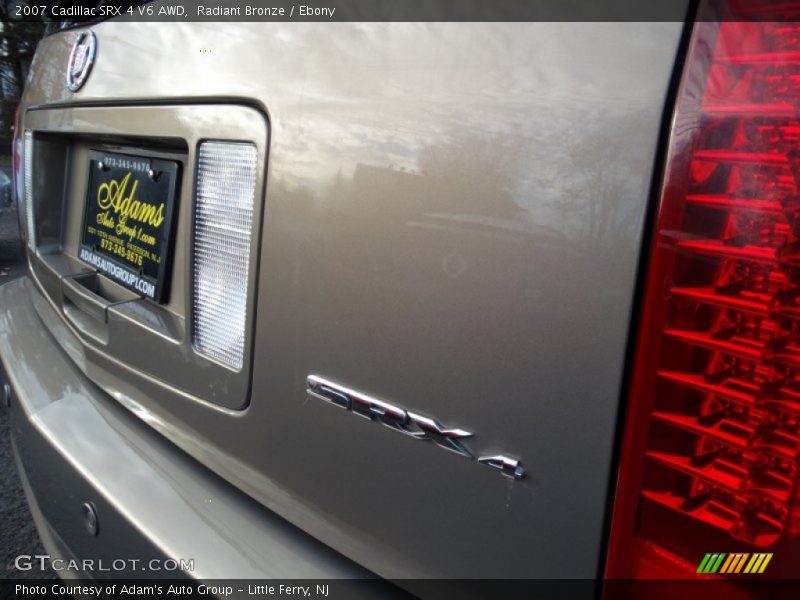 Radiant Bronze / Ebony 2007 Cadillac SRX 4 V6 AWD
