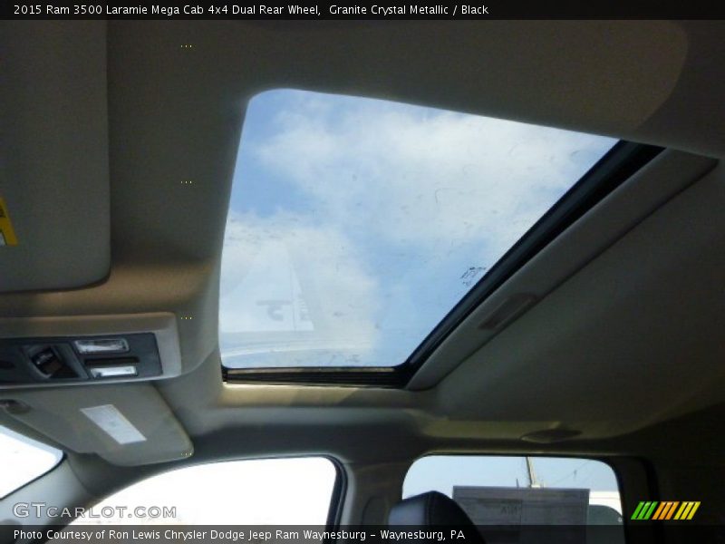 Granite Crystal Metallic / Black 2015 Ram 3500 Laramie Mega Cab 4x4 Dual Rear Wheel