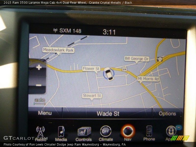 Navigation of 2015 3500 Laramie Mega Cab 4x4 Dual Rear Wheel