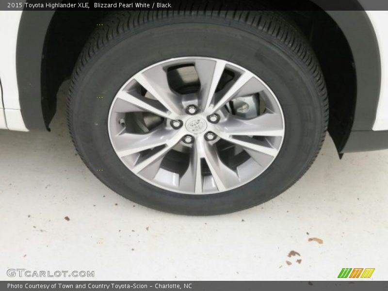 Blizzard Pearl White / Black 2015 Toyota Highlander XLE