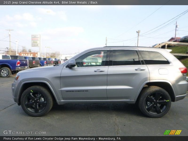 Billet Silver Metallic / Black 2015 Jeep Grand Cherokee Altitude 4x4