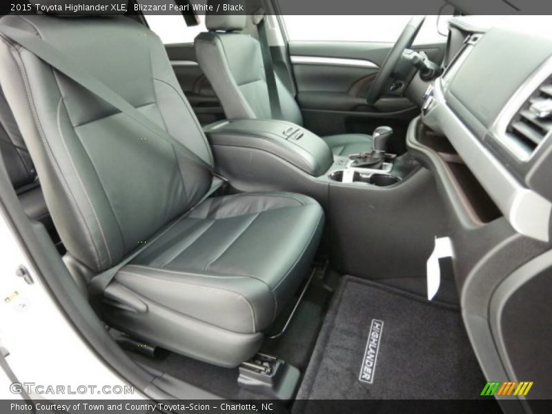 Blizzard Pearl White / Black 2015 Toyota Highlander XLE