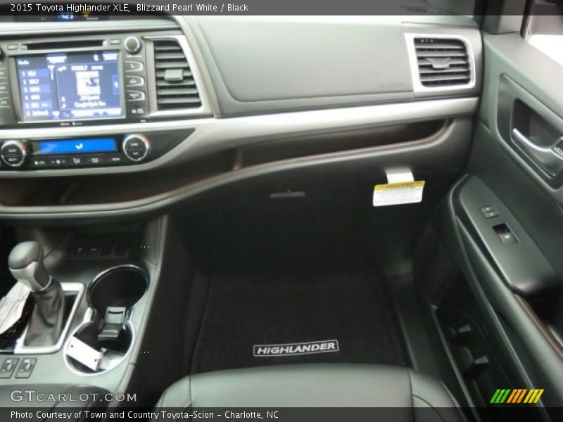 Blizzard Pearl White / Black 2015 Toyota Highlander XLE