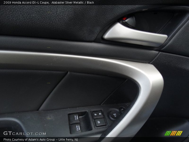 Alabaster Silver Metallic / Black 2009 Honda Accord EX-L Coupe