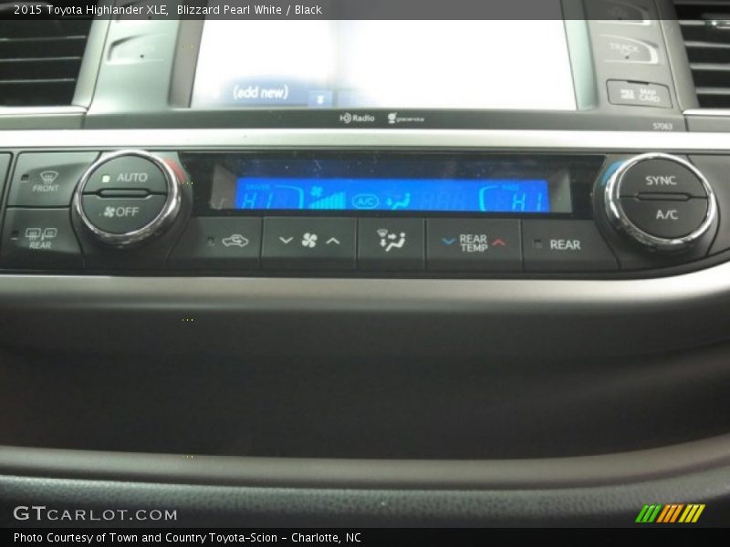 Blizzard Pearl White / Black 2015 Toyota Highlander XLE