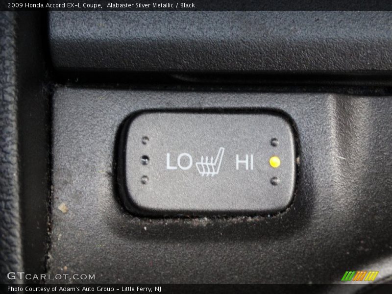Alabaster Silver Metallic / Black 2009 Honda Accord EX-L Coupe
