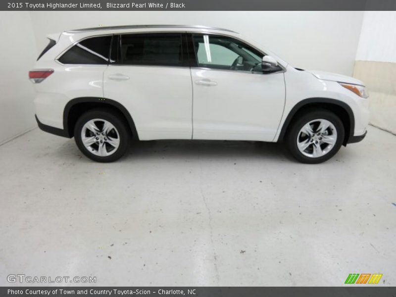 Blizzard Pearl White / Black 2015 Toyota Highlander Limited