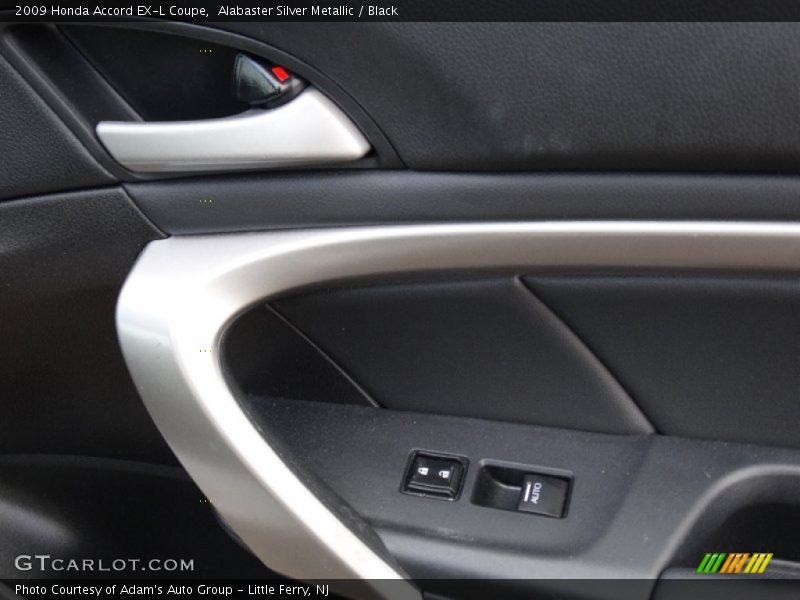 Alabaster Silver Metallic / Black 2009 Honda Accord EX-L Coupe