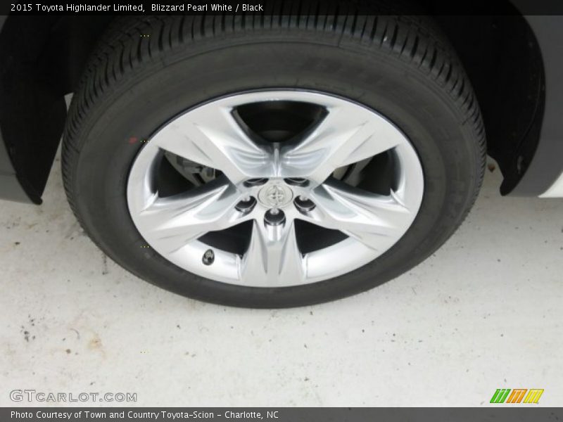 Blizzard Pearl White / Black 2015 Toyota Highlander Limited