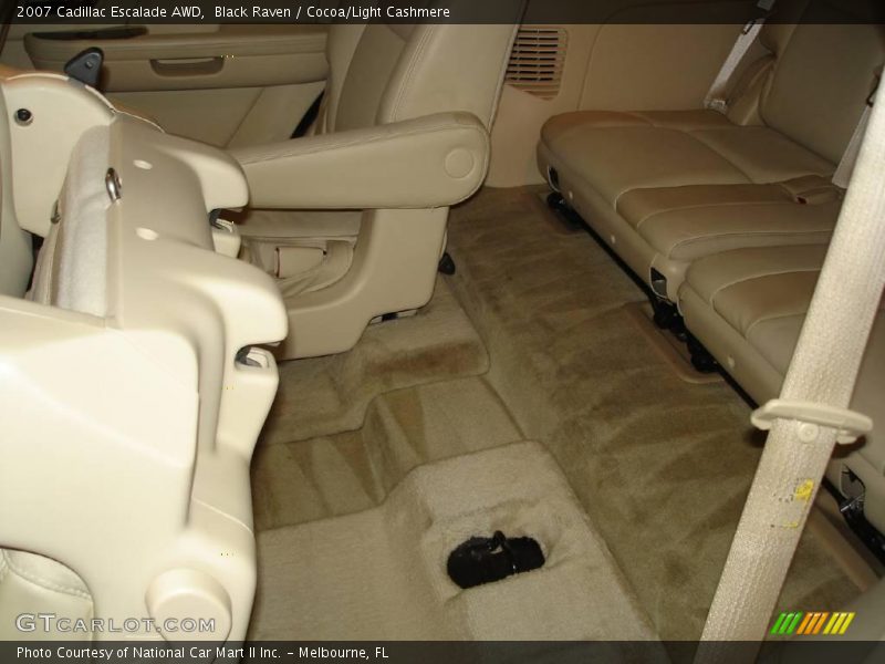 Black Raven / Cocoa/Light Cashmere 2007 Cadillac Escalade AWD