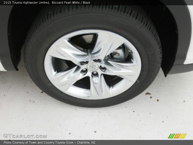 Blizzard Pearl White / Black 2015 Toyota Highlander Limited