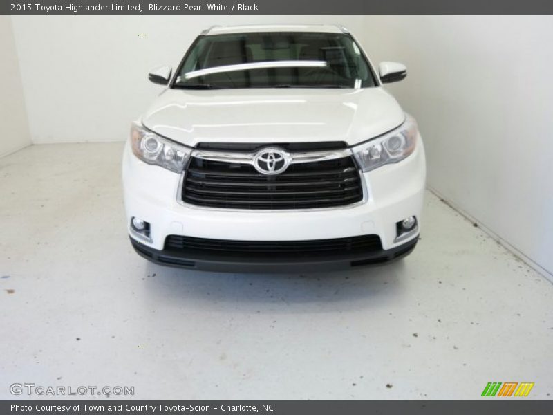 Blizzard Pearl White / Black 2015 Toyota Highlander Limited