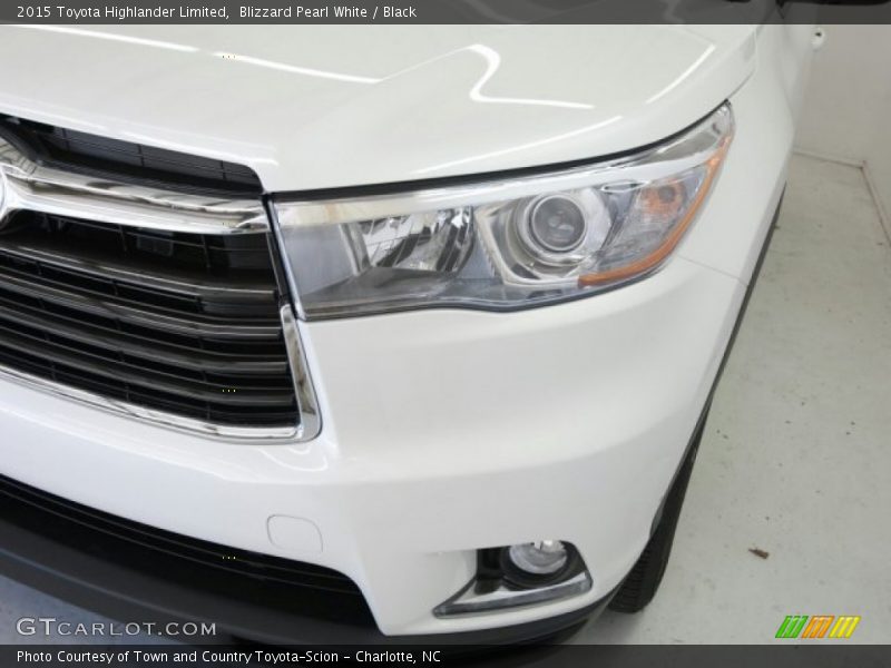 Blizzard Pearl White / Black 2015 Toyota Highlander Limited