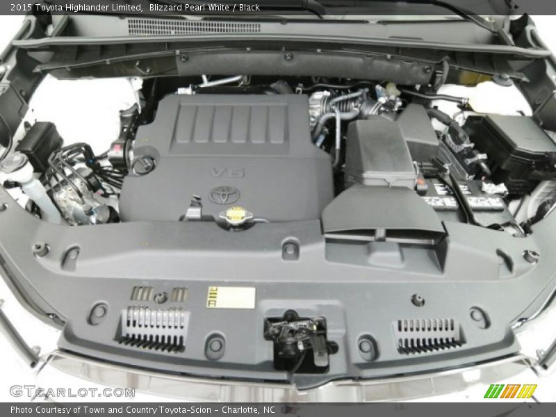 Blizzard Pearl White / Black 2015 Toyota Highlander Limited