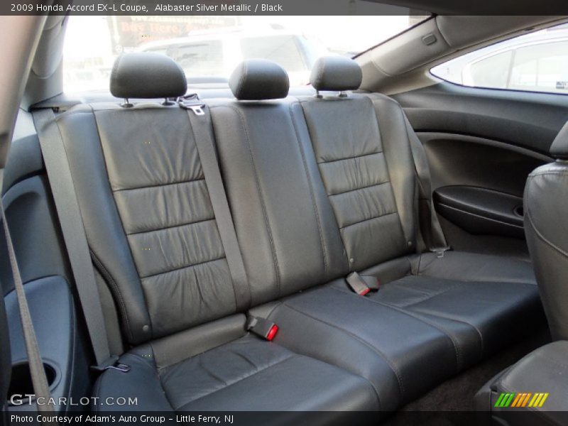 Alabaster Silver Metallic / Black 2009 Honda Accord EX-L Coupe