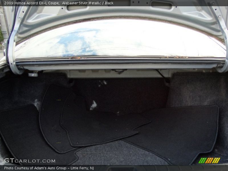 Alabaster Silver Metallic / Black 2009 Honda Accord EX-L Coupe