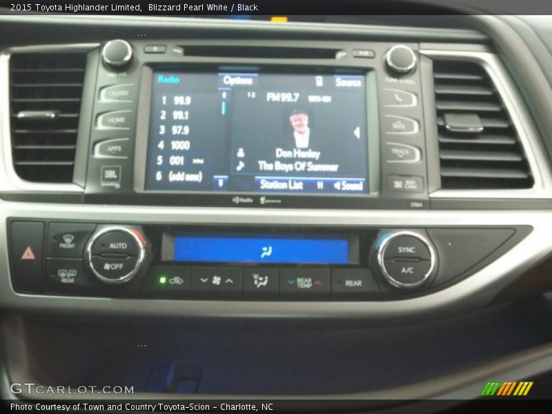 Blizzard Pearl White / Black 2015 Toyota Highlander Limited