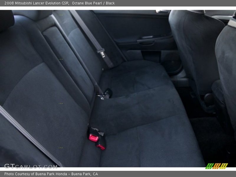Octane Blue Pearl / Black 2008 Mitsubishi Lancer Evolution GSR